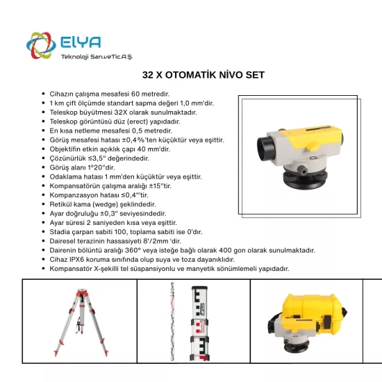 32X Otomatik Nivo SET